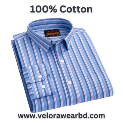 Full-Sleeve Formal Shirt(Single-Pocket)