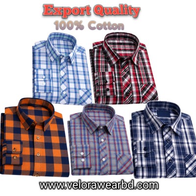 5pcs Check Shirt ( Single Pocket)