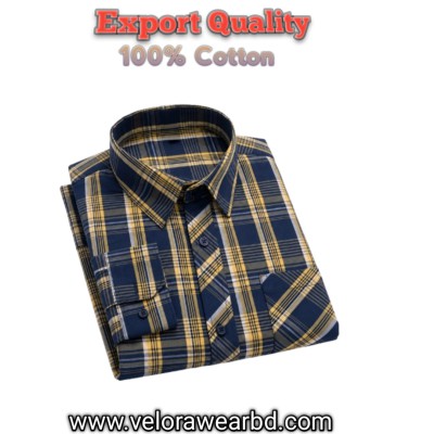 1pcs Check Shirt ( Single Pocket)