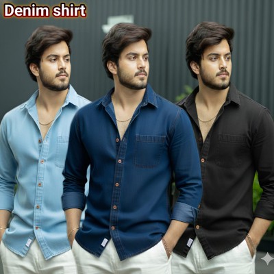 Denim Shirt ( One Pocket)